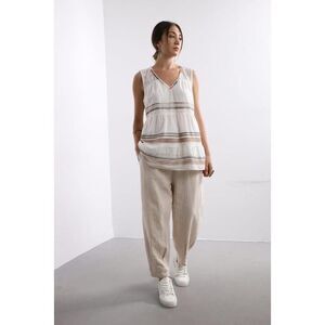 Anthropologie Pilcro and the Letterpress Lani Embroidered White Top S New 267476